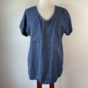 Yellow Chair Half Zip Top Size M